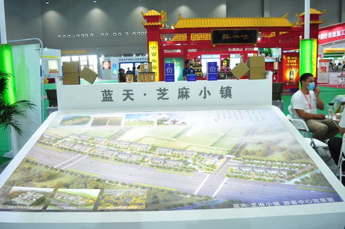 蓝天芝麻小镇特色农产品 在第二十三届中国农加会上绽放异彩